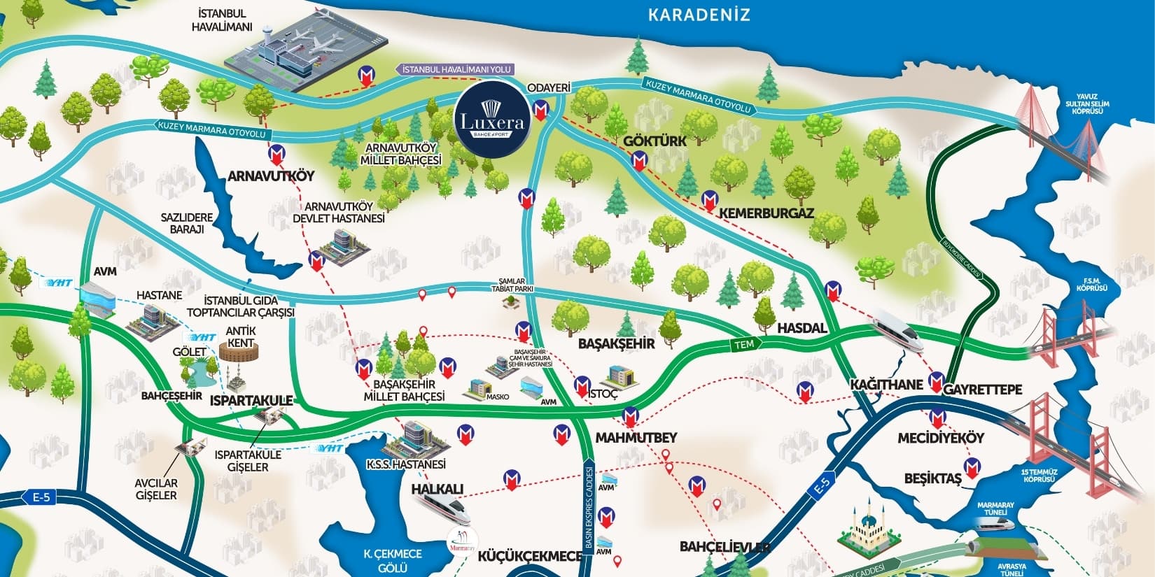 Luxera Bahçe Port Nerede?